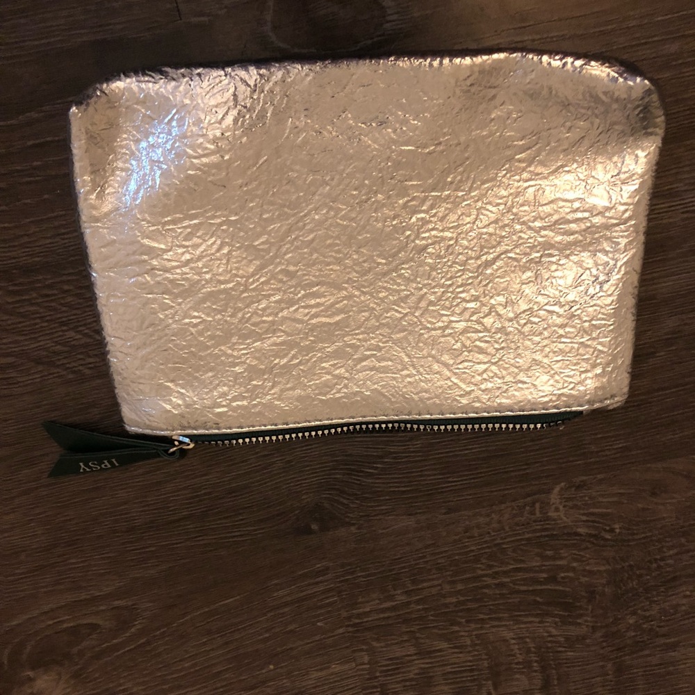 A shiny silver purse 👛